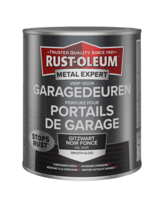 RO- RAL9005 - 750ML VERF VOOR GARAGEDEUREN