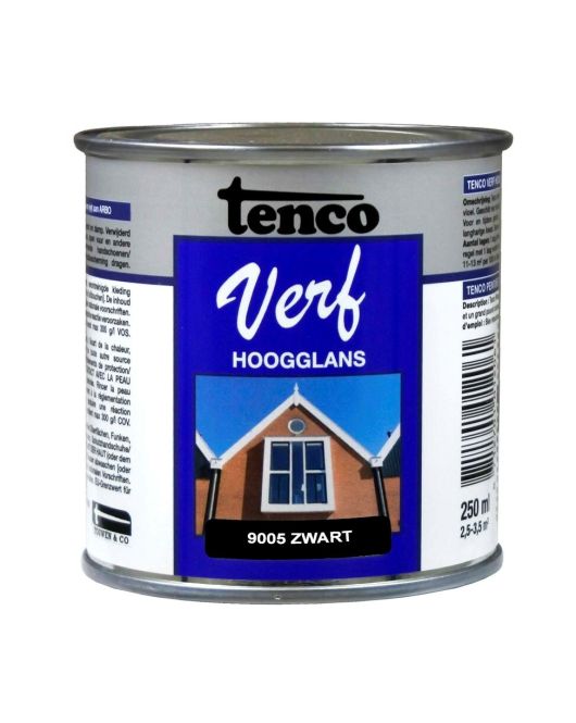 TENCOVERF HG 250 ML ZWART RAL 9005