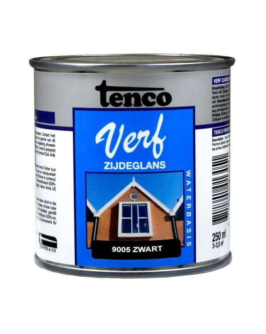 TENCOVERF WB ZDG 250 ML ZWART 9005