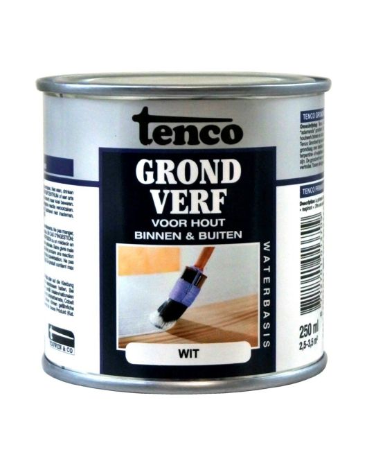 TENCO GRONDVERF MAT WB 250 ML WATERBASIS WIT