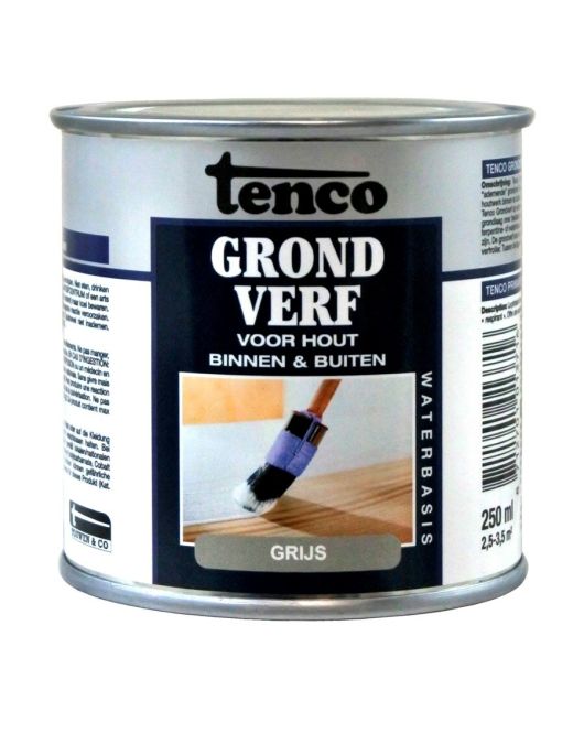 TENCO GRONDVERF MAT WB 250 ML WATERBASIS GRIJS