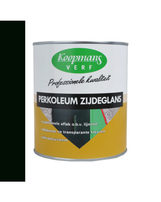 KOOPMANS PERKOLEUM ZIJDEGLANS DEKK. 235 ANTIEK GROEN 750ML