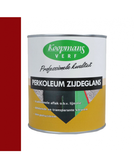 KOOPMANS PERKOLEUM ZIJDEGLANS DEKK. 237 ANTIEKROOD 750ML