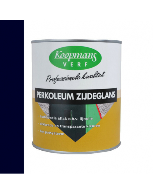 KOOPMANS PERKOLEUM ZIJDEGLANS DEKK. 238 ANTIEKBLAUW 750ML