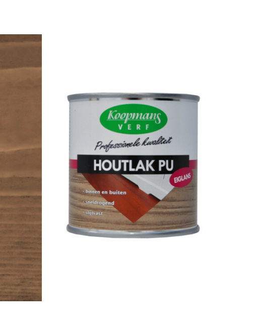 KOOPMANS HOUTLAK PU ZIJDEGLANS 214 D.EIKEN 250ML