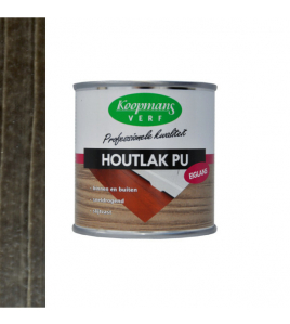 KOOPMANS HOUTLAK PU ZIJDEGLANS 216 EBBENZWART 250ML