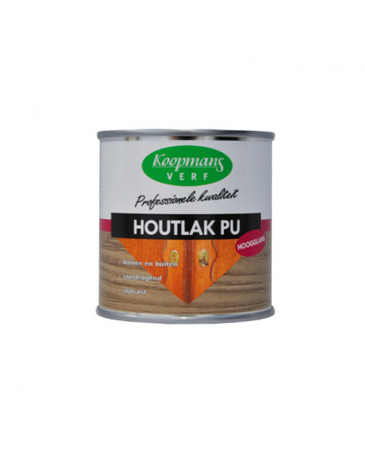 KOOPMANS HOUTLAK PU HOOGGLANS BLANK 250ML