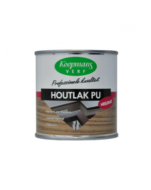 KOOPMANS HOUTLAK PU MAT BLANK 250ML