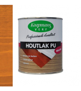 KOOPMANS HOUTLAK PU EIGLANS ZIJDEGLANS 213 TEAK - 0.75 LTR
