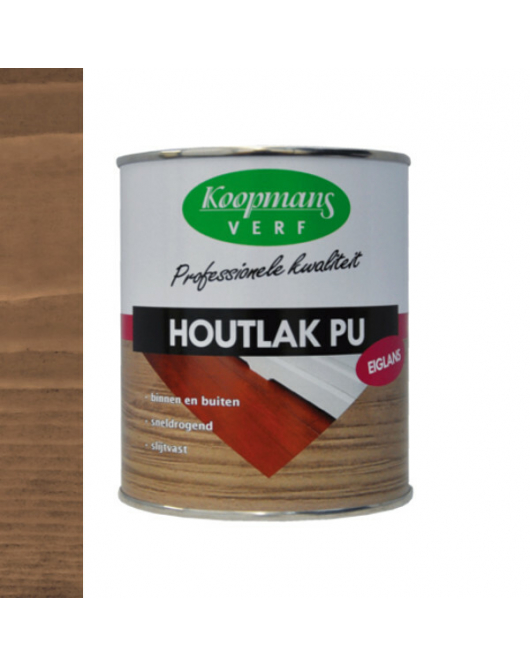 KOOPMANS HOUTLAK PU ZIJDEGLANS 214 D.EIKEN 750ML