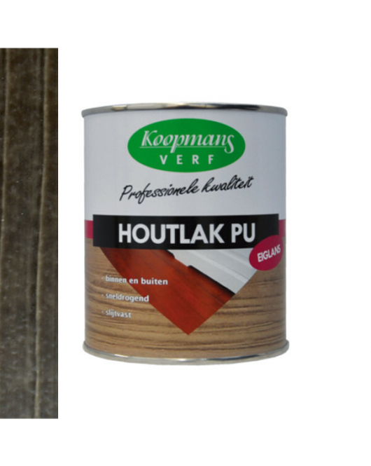 KOOPMANS HOUTLAK PU ZIJDEGLANS 216 EBBENZWART 750ML