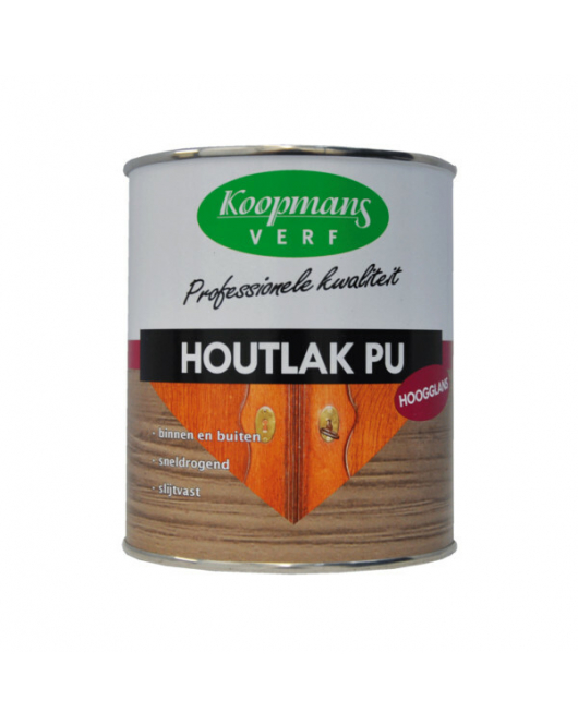 KOOPMANS HOUTLAK PU HOOGGLANS BLANK 750ML