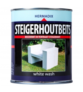 STEIGERHOUTBEITS WHITE WASH 750ML