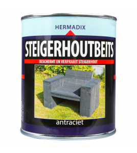 STEIGERHOUTBEITS ANTRACIET 750ML