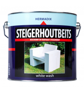 STEIGERHOUTBEITS WHITE WASH 2500ML