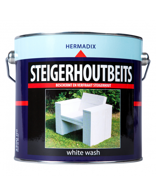 STEIGERHOUTBEITS WHITE WASH 2500ML