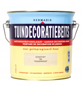 TUINDECORATIEBEITS 765 DOVER WIT 2500ML