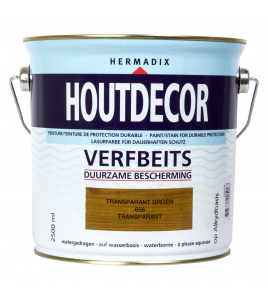 HOUTDECOR 656 TRANSPARANT GROEN 2500ML
