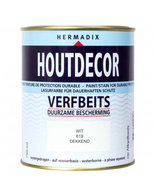 HOUTDECOR 619 WIT 750ML