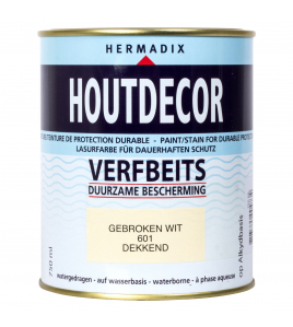 HOUTDECOR 601 GEBROKEN WIT 750ML