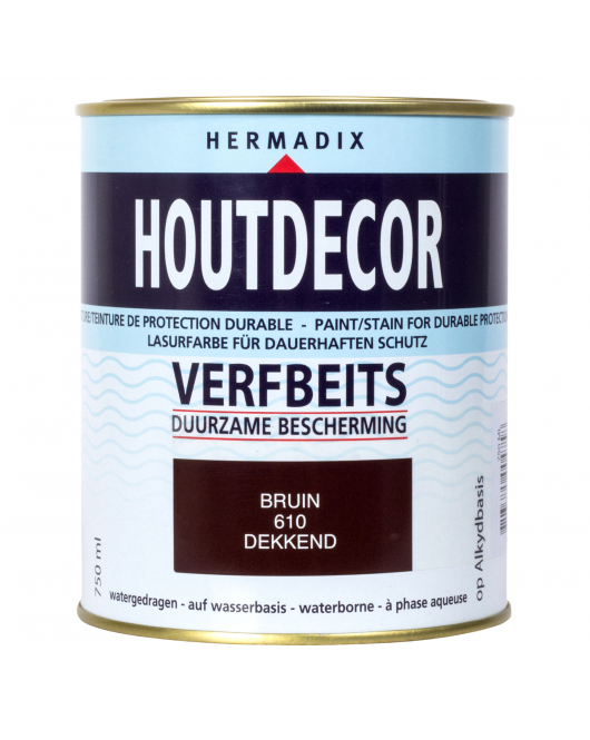 HOUTDECOR 610 BRUIN 750ML