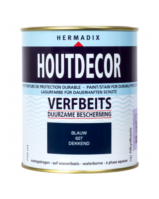 HOUTDECOR 627 BLAUW 750ML