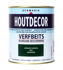 HOUTDECOR 623 DONKER GROEN 750ML