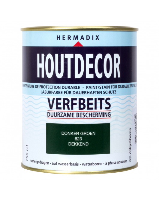 HOUTDECOR 623 DONKER GROEN 750ML