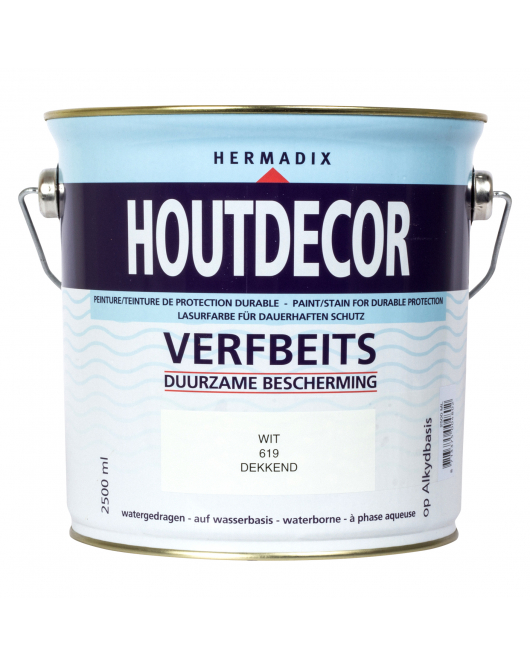 HOUTDECOR 619 WIT 2500ML