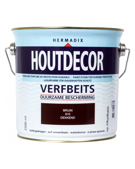 HOUTDECOR 610 BRUIN 2500ML