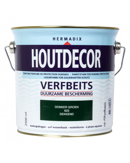 HOUTDECOR 623 DONKER GROEN 2500ML