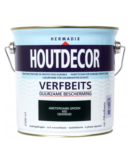 HOUTDECOR 632 AMSTERDAMS GROEN 2500ML