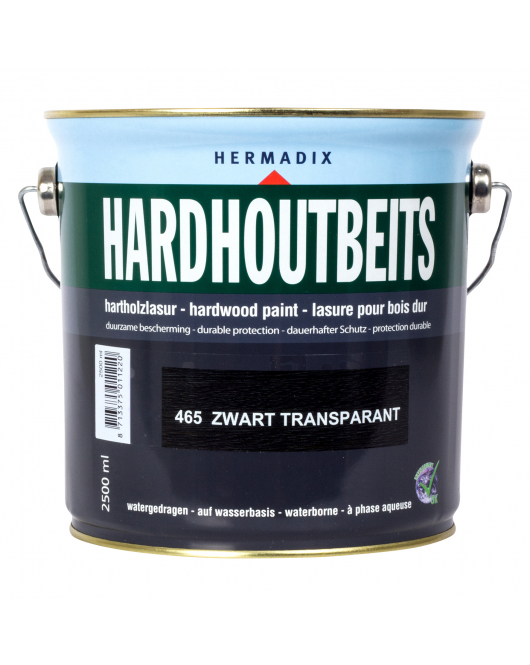HARDHOUTBEITS 465 ZWART TRNSPRNT 2500ML