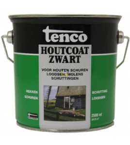 TENCO HOUTCOAT ZWART 2,5LTR (TEERVRIJ)