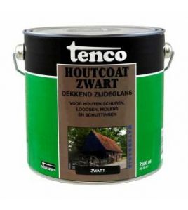 TENCO HOUTCOAT WB ZG ZWART 2,5LTR (TEERVRIJ)