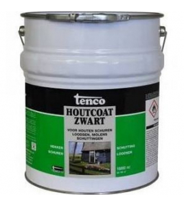 TENCO HOUTCOAT ZWART 10LTR (TEERVRIJ)