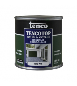 TENCOTOP DEUR&amp;KOZIJN DEK/HG 64 WIT (RAL9010) 250ML