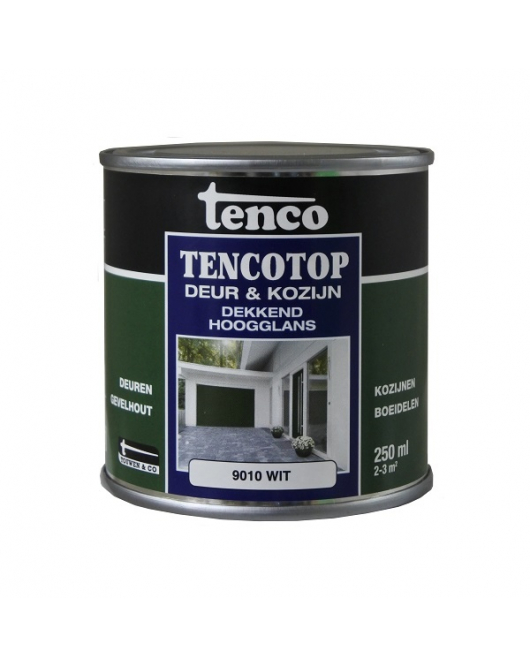 TENCOTOP DEUR&KOZIJN DEK/HG 64 WIT (RAL9010) 250ML