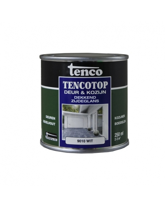 TENCOTOP DEUR&KOZIJN DEK/ZG 64 WIT (RAL9010) 250ML