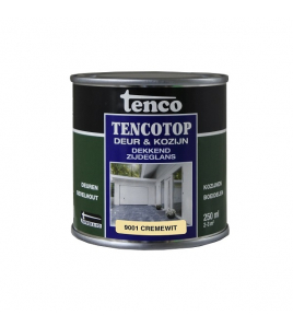 TENCOTOP DEUR&amp;KOZIJN DEK/ZG 11 CREMEWIT (RAL9001) 250ML