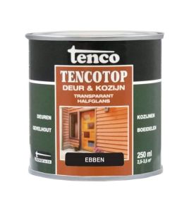 TENCOTOP DEUR&amp;KOZIJN TRANSPARANT 204 EBBEN 250ML