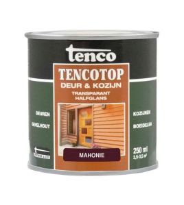 TENCOTOP DEUR&amp;KOZIJN TRANSPARANT 209 MAHONIE 250ML