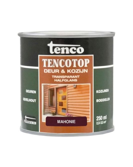 TENCOTOP DEUR&KOZIJN TRANSPARANT 209 MAHONIE 250ML