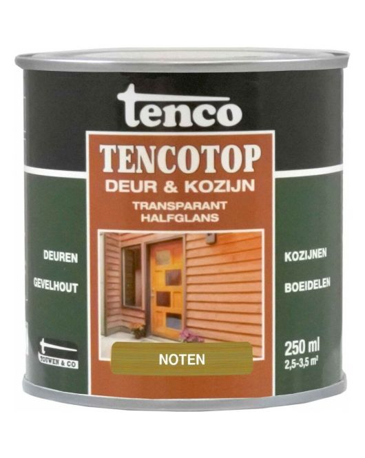 TENCOTOP DEUR&KOZIJN TRANSPARANT 211 NOTEN 250ML