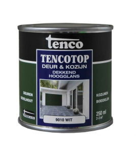 TENCOTOP DEUR&amp;KOZIJN DEK/HG 64 WIT (RAL9010) 750ML
