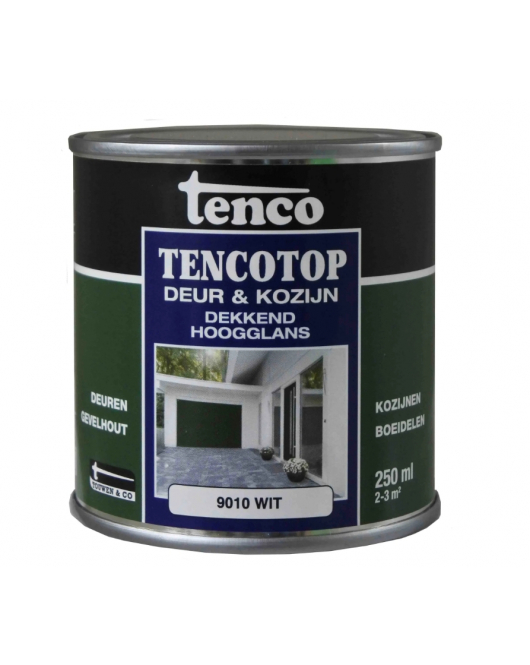 TENCOTOP DEUR&KOZIJN DEK/HG 64 WIT (RAL9010) 750ML