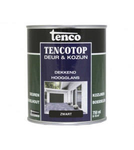 TENCOTOP DEUR&amp;KOZIJN DEK/HG 39 ZWART (RAL9005) 750ML