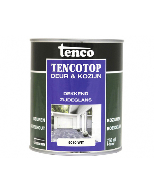 TENCOTOP DEUR&KOZIJN DEK/ZG 64 WIT (RAL9010) 750ML