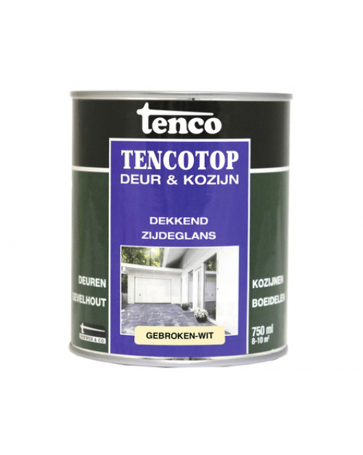 TENCOTOP DEUR&KOZIJN DEK/ZG 40 GEBROKEN WIT 750ML