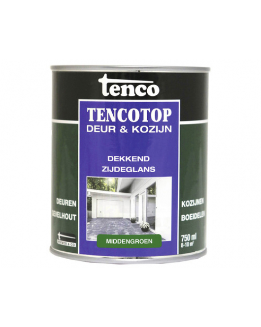 TENCOTOP DEUR&KOZIJN DEK/ZG 52 MIDDEN GROEN 750ML